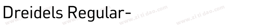 Dreidels Regular字体转换